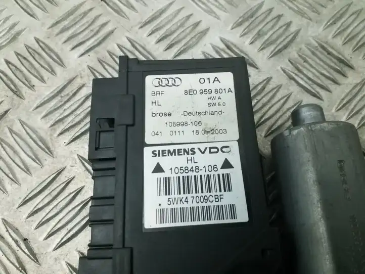 Audi A4 S4 B6 8E 8H (2000 - 2006) 8E0959801A Стеклоподъемник задней двери — фото 2