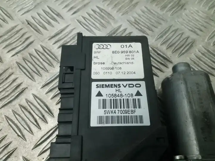 Audi A4 S4 B6 8E 8H (2000 - 2006) 8E0959801A Стеклоподъемник задней двери — фото 2