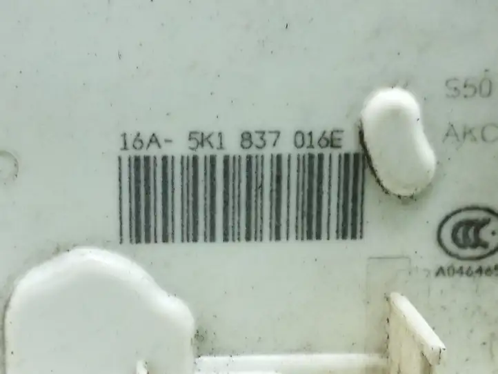 Seat Leon (5F) (2012 - 2019) 5K1837016E Замок ручки двери — фото 3