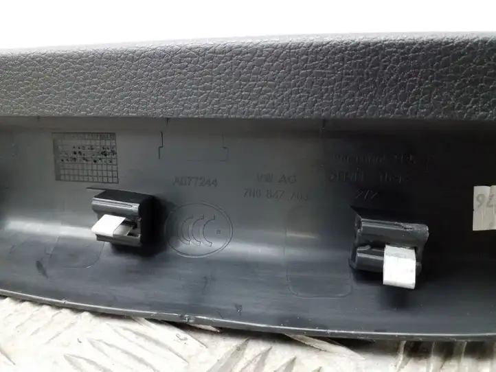 Volkswagen Sharan (2010 - 2015) 7N0867703 Обшивка стойки у окна — фото 4