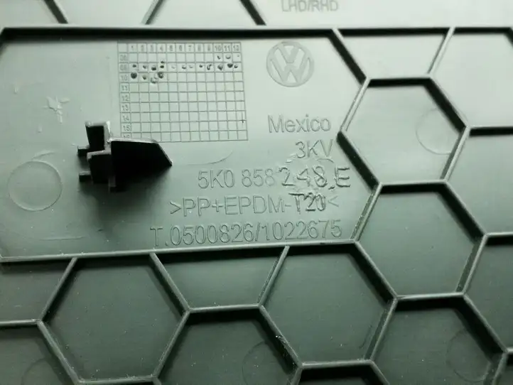 Volkswagen Golf VI (2009 - 2013) 5K0858248E Боковая отделка панели приборов — фото 2