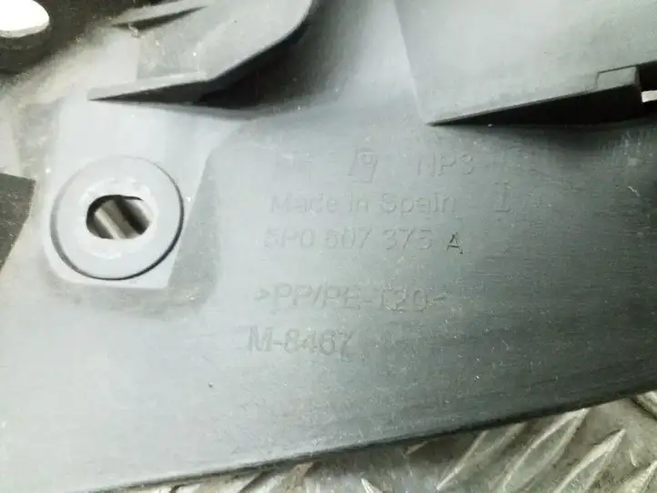 Seat Altea (2004 - 2009) 5P0807375A Кронштейн заднего бампера — фото 3