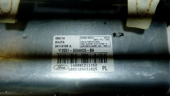 Ford Fiesta (2013 - 2017) 8V51A044H30BA Подушка безопасности пассажира — фото 5