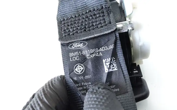 Ford Focus (2011 - 2015) BM51611B68AD3JA6 Задний ремень безопасности — фото 2
