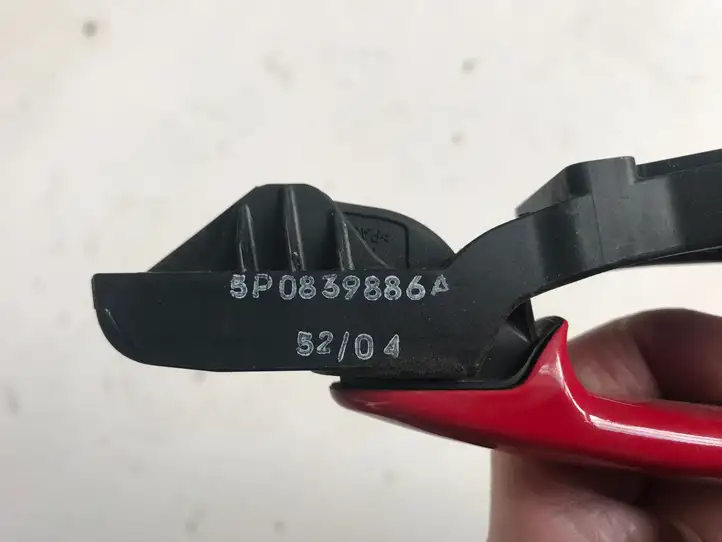 Seat Altea (2004 - 2009) 5P0839886A Наружная ручка задней двери — фото 3