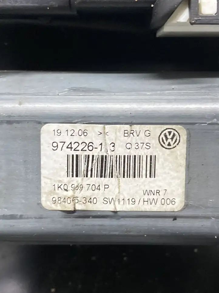 Volkswagen PASSAT B6 (2005 - 2010) 97422613 Стеклоподъемник передней двери (комплект) — фото 2