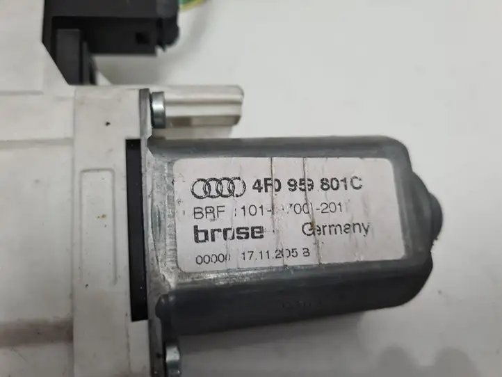 Audi A6 S6 C6 4F (2004 - 2008) 4F0959801C Стеклоподъемник задней двери — фото 3