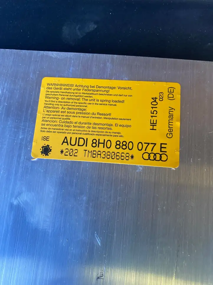 Audi A4 S4 B8 8K (2007 - 2011) 8H0880077E Система защиты от опрокидывания — фото 3