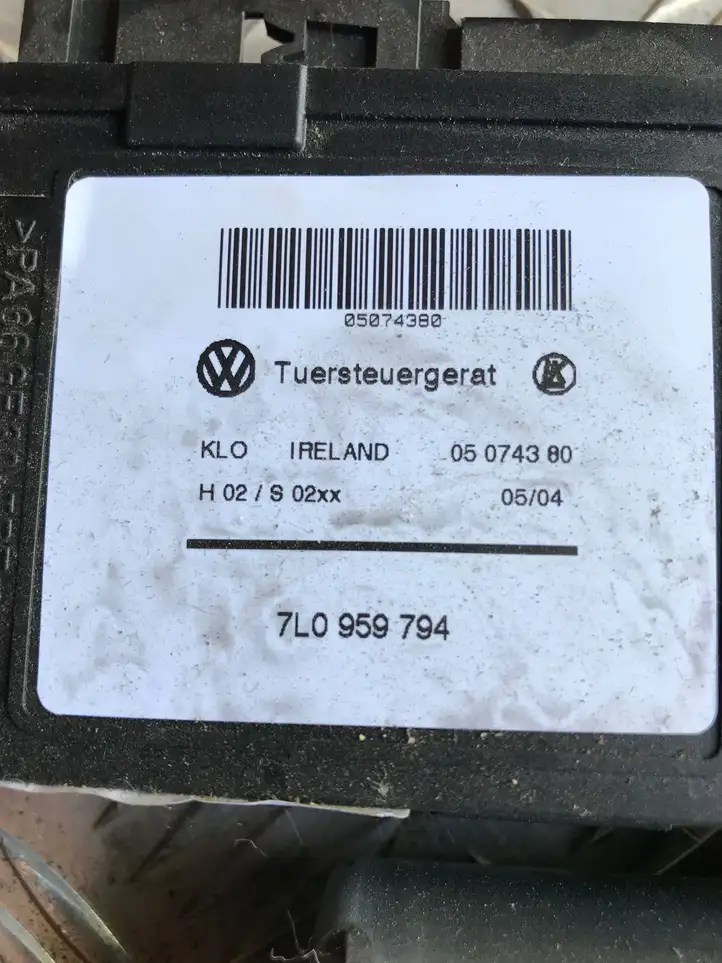 Volkswagen Touareg I (2002 - 2010) 7L0959704 Стеклоподъемник задней двери — фото 2