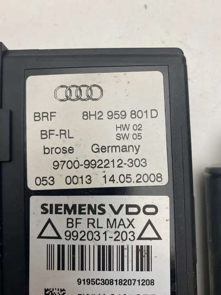 Audi A4 S4 B8 8K (2007 - 2011) 8H2959801D Стеклоподъемник передней двери — фото 4