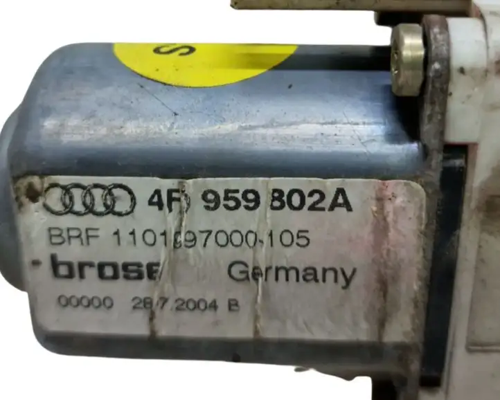 Audi A6 S6 C6 4F (2004 - 2008) 4F0959802A Стеклоподъемник задней двери — фото 6