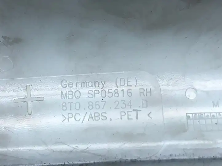 Audi A5 8T 8F (2007 - 2011) 8T0867234B Обшивка стойки A — фото 4