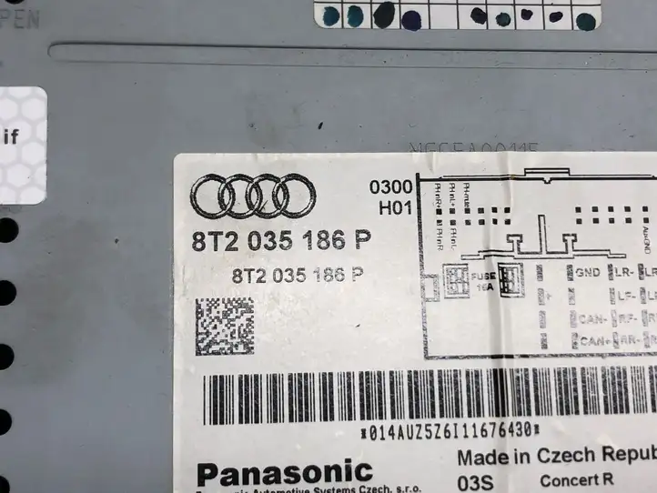 Audi A5 8T 8F (2007 - 2011) 8T2035186P Магнитола / мультимедийная система — фото 2