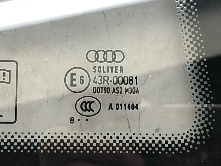 Audi A5 8T 8F (2007 - 2011) A011404 Заднее боковое стекло — фото 2