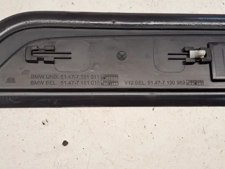 BMW 7 F01 (2008 - 2016) 51477190969 Внутренняя отделка переднего порога — фото 2