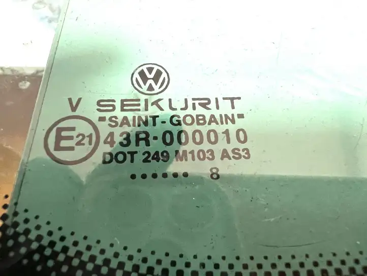 Volkswagen Multivan T5 (2003 - 2015) DOT249M103AS3 Заднее боковое стекло — фото 4
