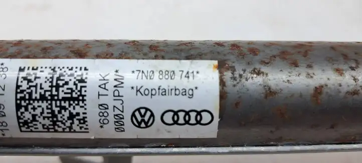 Volkswagen Sharan (2010 - 2015) 7N0880741 Боковая подушка безопасности шторка — фото 3