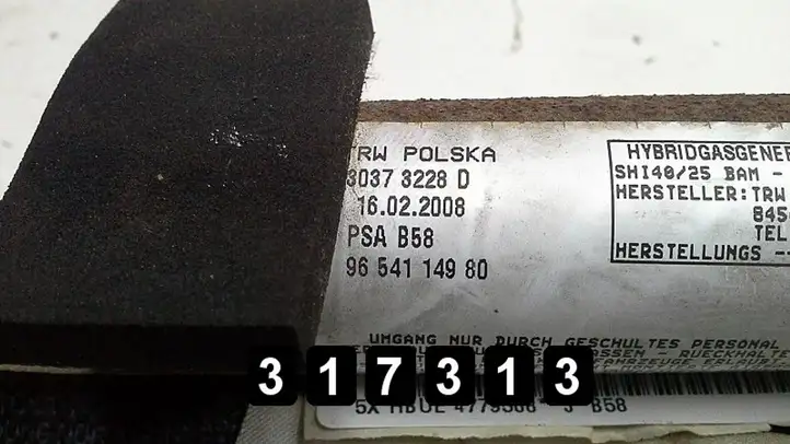 Citroen C4 I Picasso (2006 - 2013) 9654114980 Боковая подушка безопасности шторка — фото 3