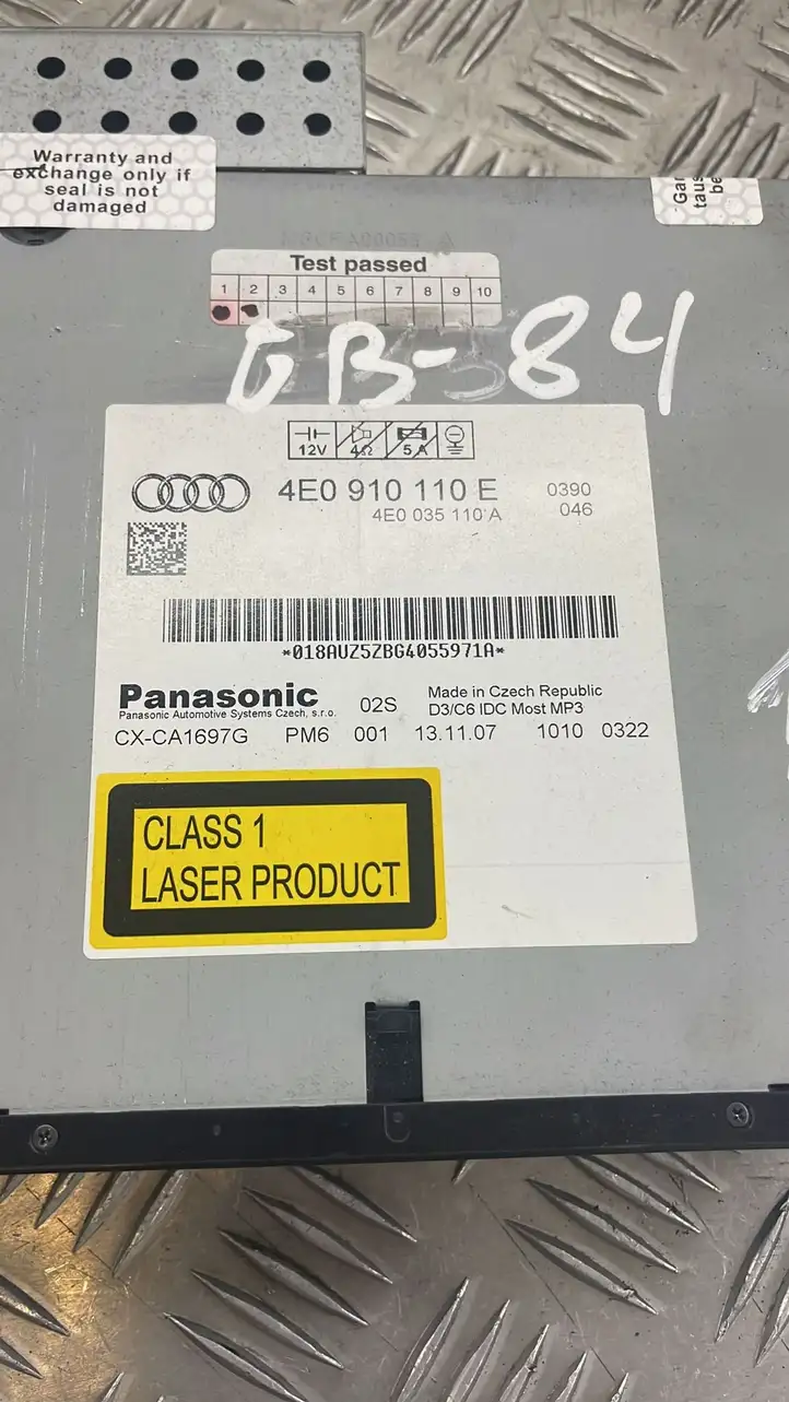 Audi A6 S6 C6 4F (2008 - 2011) 4E0910110E CD/DVD чейнджер — фото 3