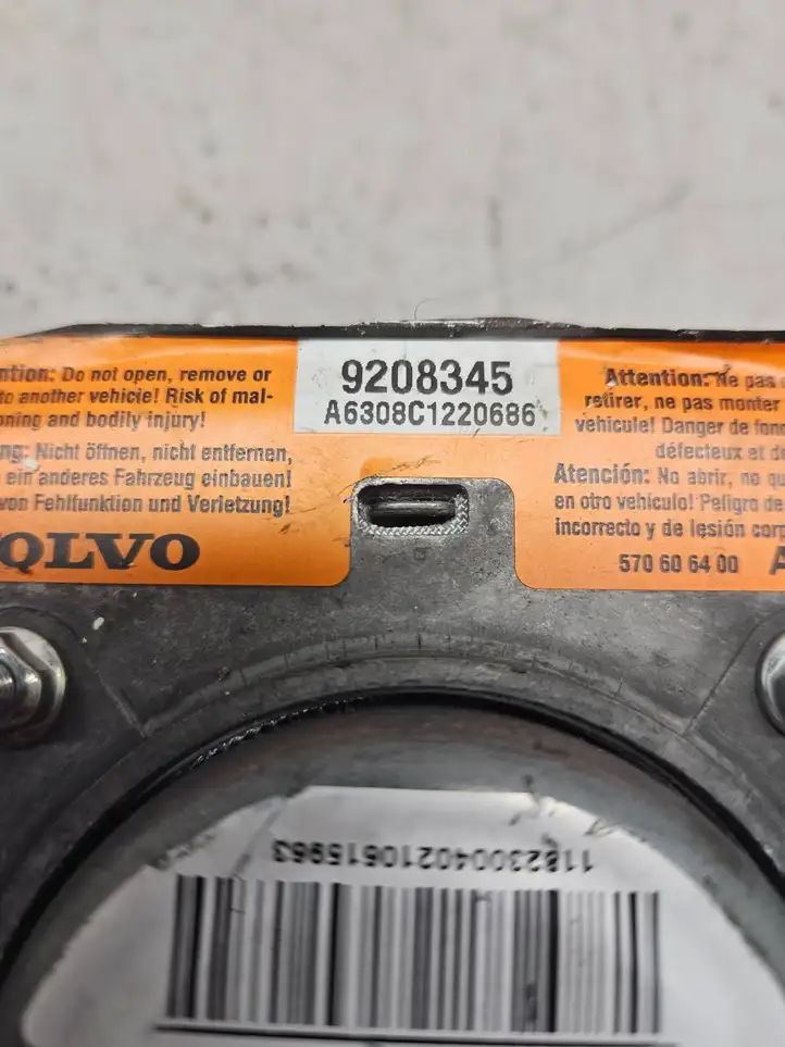 Volvo S60 (2000 - 2004) 570606400 Подушка безопасности руля — фото 5