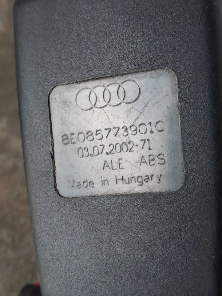 Audi A4 S4 B6 8E 8H (2000 - 2006) 8E0857797 Задний средний замок ремня — фото 4