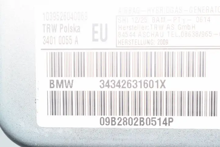 BMW X3 E83 (2003 - 2010) 3426316 Подушка безопасности двери — фото 4