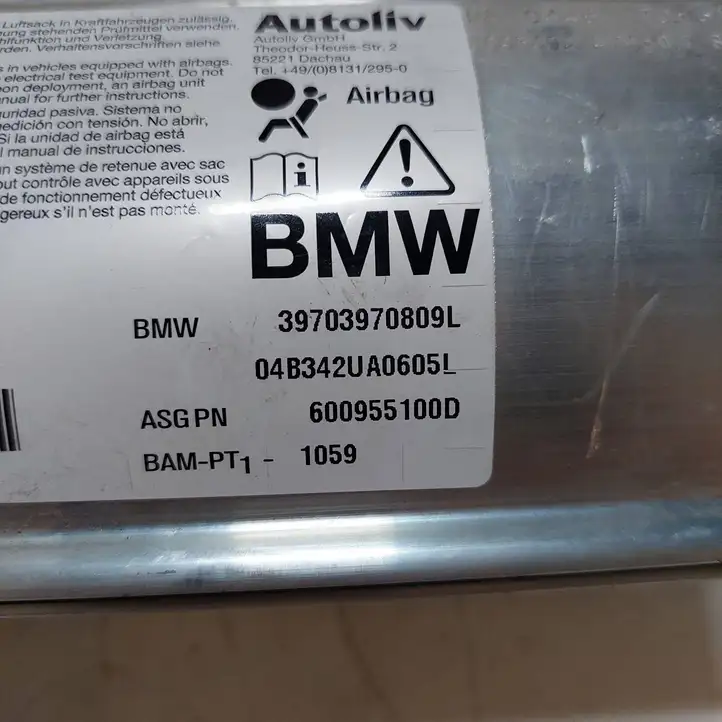 BMW 5 E60 E61 (2004 - 2010) 39703970809L Подушка безопасности пассажира — фото 3