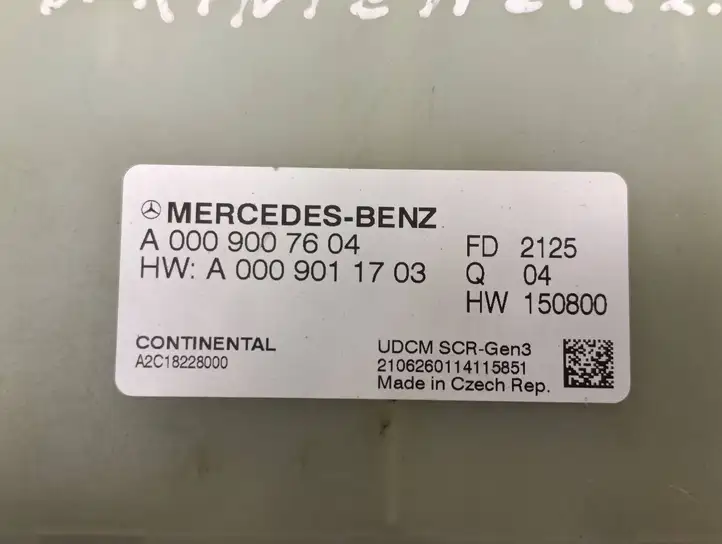 Mercedes-Benz Sprinter W907 W910 (2018 - ) A0009007604 Блок управления системой выбросов — фото 4