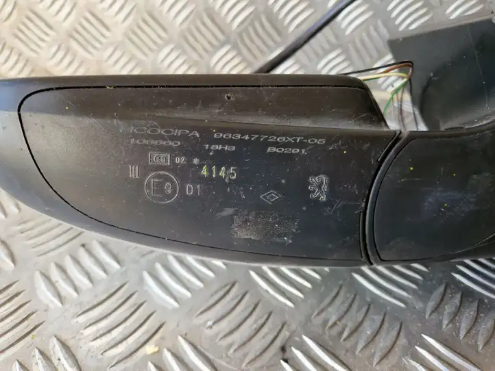 Peugeot 307 CC (2001 - 2005) 96347726XT Боковое зеркало с электроприводом — фото 2
