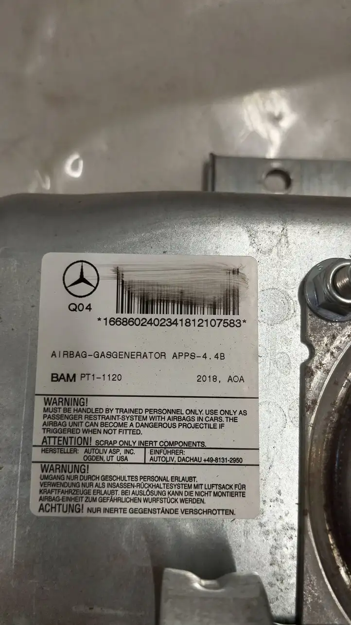 Mercedes-Benz GLE W166/C292 (2015 - 2019) A1668602402 Подушка безопасности пассажира — фото 3
