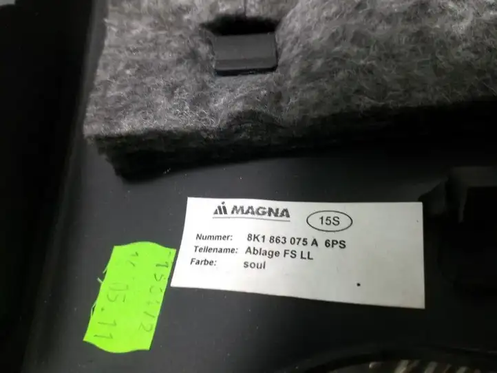 Audi A5 8T 8F (2007 - 2011) 8K1863075A Нижняя отделка панели приборов — фото 4