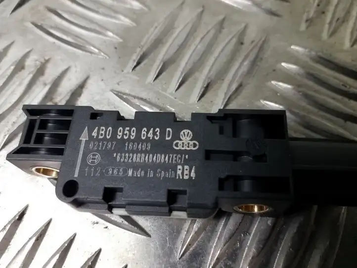 Audi A3/S3 8P (2008 - 2013) 4B0959643D Датчик удара SRS — фото 3