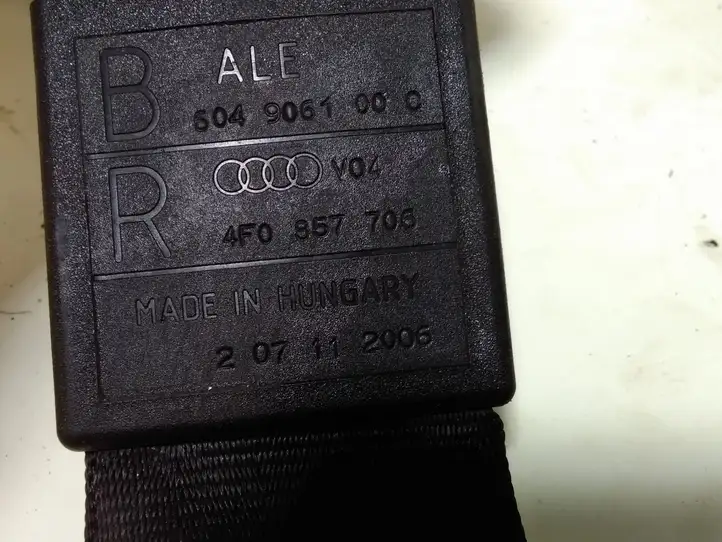 Audi A6 Allroad C6 (2006 - 2008) 4F0857706 Передний ремень безопасности — фото 6