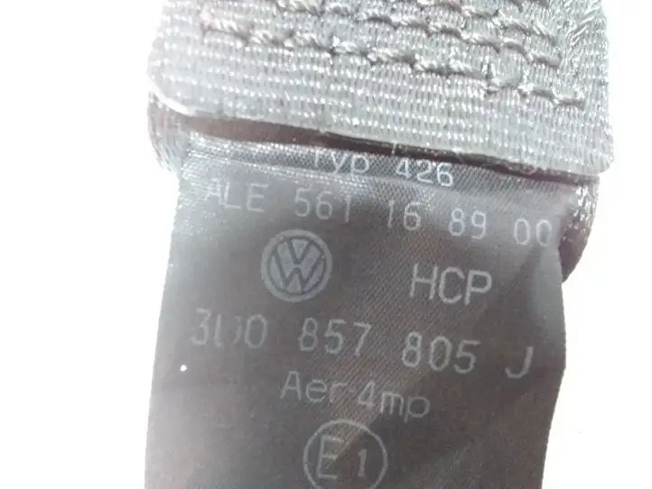 Volkswagen Phaeton (2002 - 2008) 3D0857805J Задний ремень безопасности — фото 4
