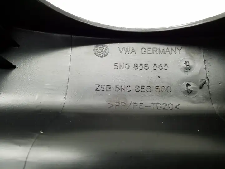 Volkswagen Tiguan (2007 - 2011) 5N0858565B Обшивка рулевой колонки — фото 4