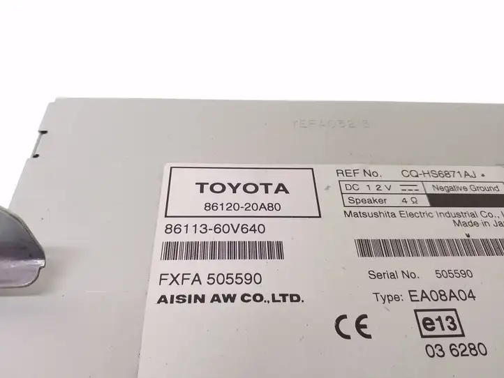 Toyota Avensis T270 (2009 - 2012) 8612020A80 Магнитола / мультимедийная система — фото 4