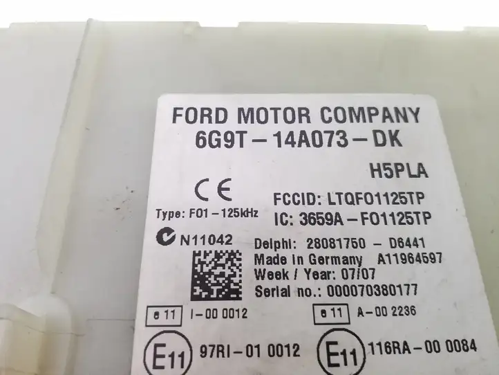 Ford S-MAX (2006 - 2010) 6G9T14A073DK Модуль комфорта — фото 5