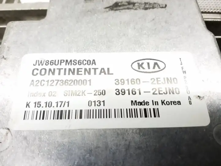 Kia Optima (2015 - 2018) 391602EJN0 Блок управления двигателем (ЭБУ) — фото 4