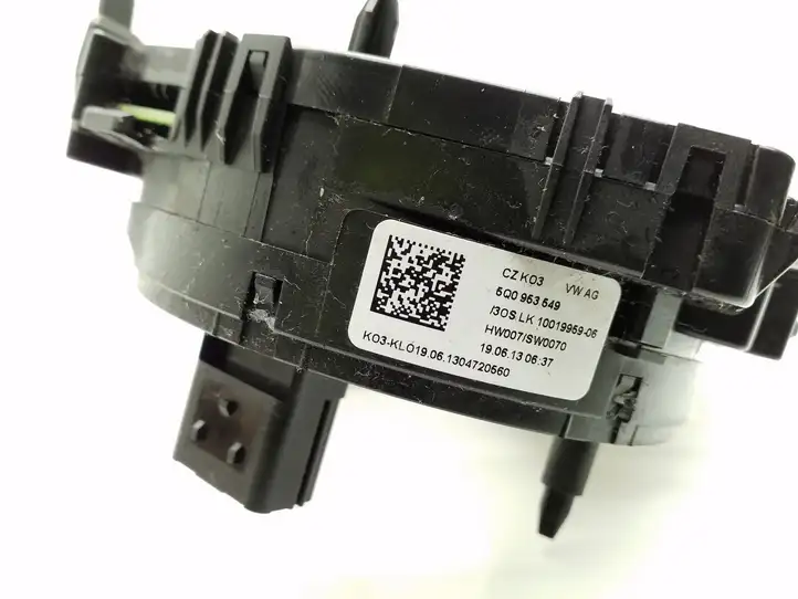 Skoda Octavia Mk2 (1Z) (2004 - 2013) 5Q0953549 Контактное кольцо SRS — фото 3