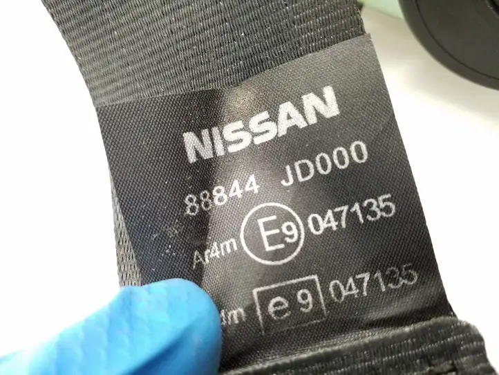 Nissan Qashqai (2006 - 2010) 88844JD000 Задний ремень безопасности — фото 3