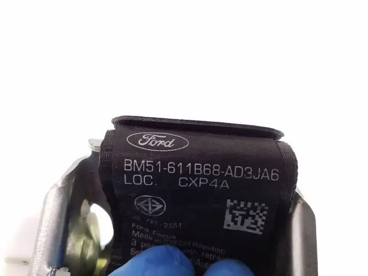 Ford Focus (2011 - 2015) BM51611B68AD3JA6 Задний ремень безопасности — фото 2