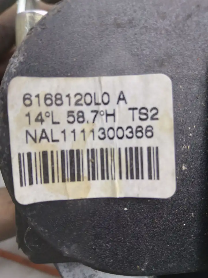 Volvo V60 (2010 - 2013) 6168120L0 Задний ремень безопасности — фото 5