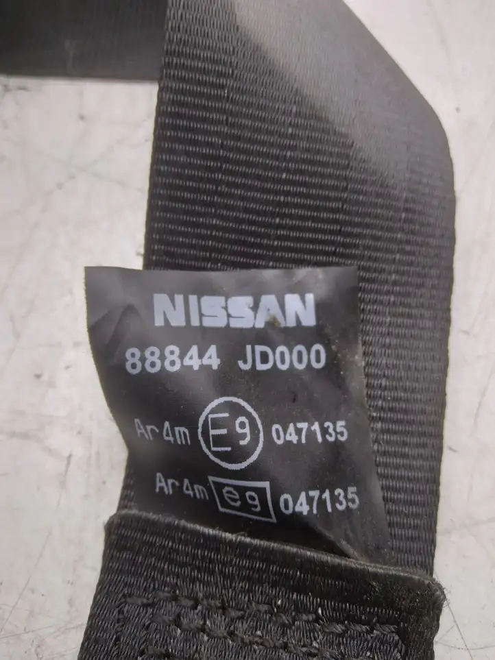 Nissan Qashqai (2010 - 2013) 88844JD000 Задний ремень безопасности — фото 4