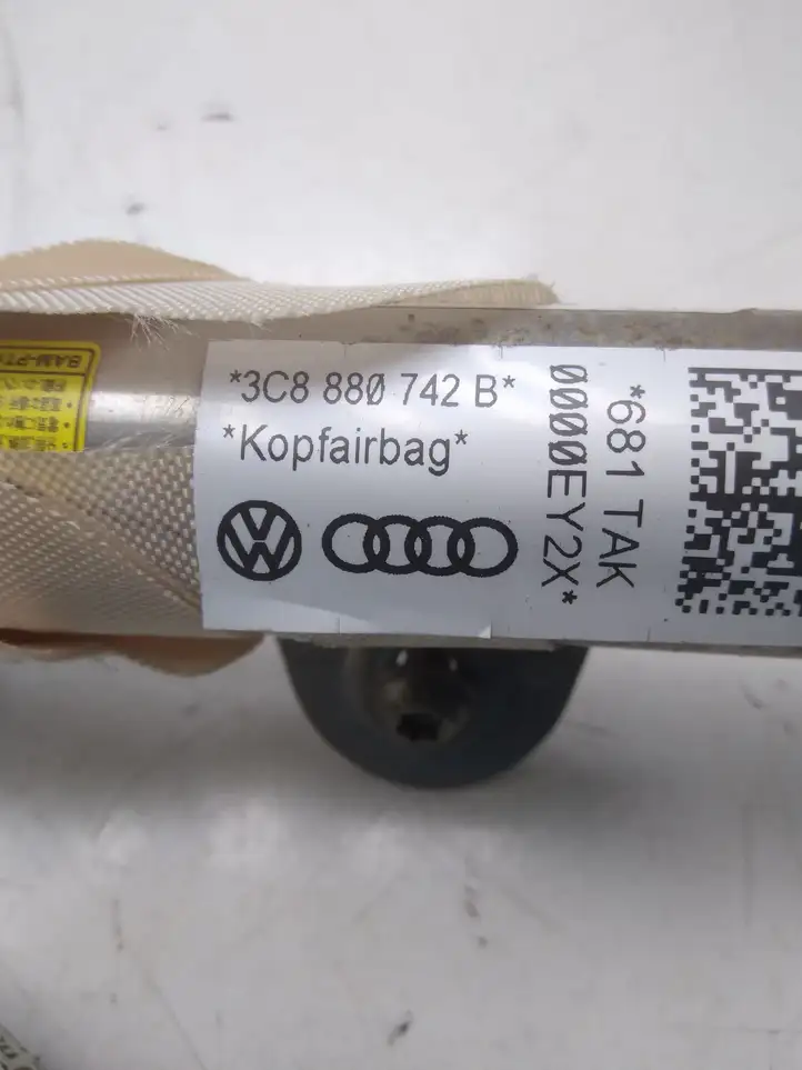 Volkswagen PASSAT CC (2008 - 2012) 3C8880742 Боковая подушка безопасности шторка — фото 3