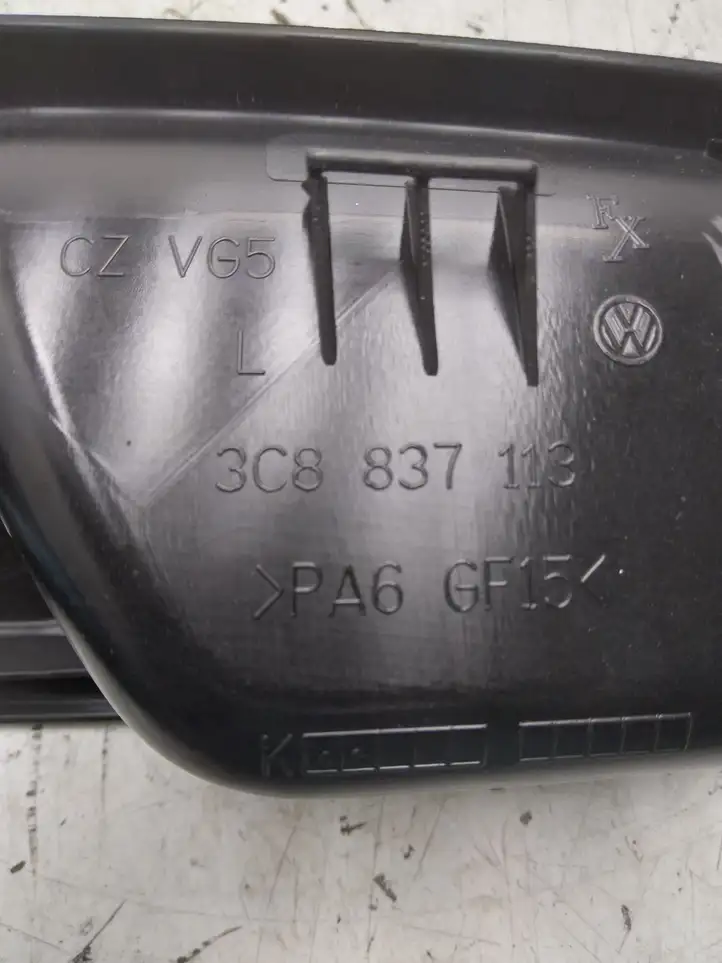 Volkswagen PASSAT CC (2008 - 2012) 3C8837113 Внутренняя ручка задней двери — фото 2