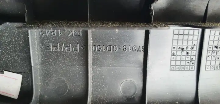 Toyota Yaris (2012 - 2014) Внутренняя отделка заднего порога — фото 3