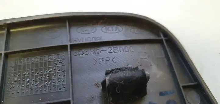 Hyundai Santa Fe (2009 - 2012) Внутренняя отделка переднего порога — фото 4