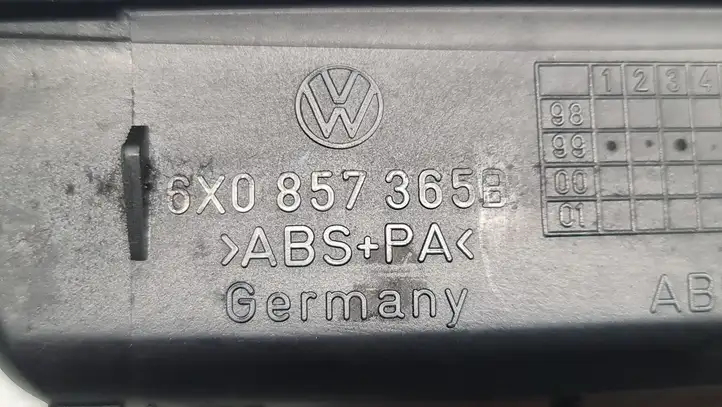 Volkswagen Polo III 6N 6N2 6NF (1994 - 2001) 6X0857365B Вещевой ящик — фото 3