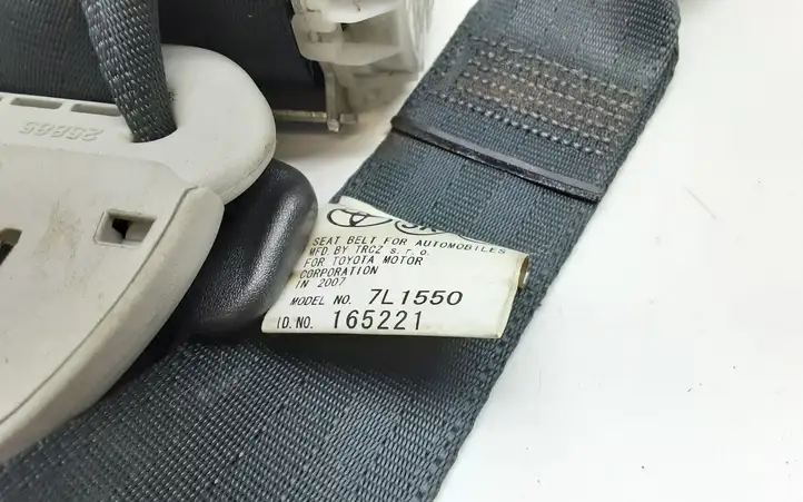 Toyota Corolla Verso AR10 (2004 - 2009) 7L1550 Ремень безопасности 3-го ряда — фото 3