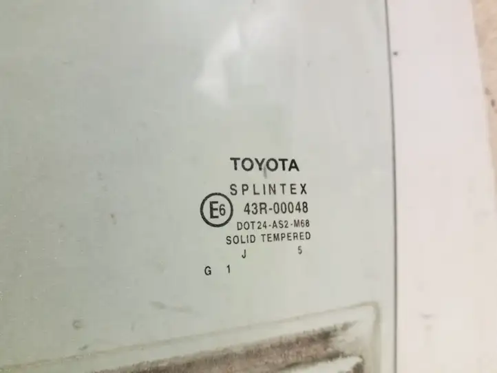 Toyota Avensis T250 (2003 - 2006) 43R00048 Стекло задней двери — фото 3